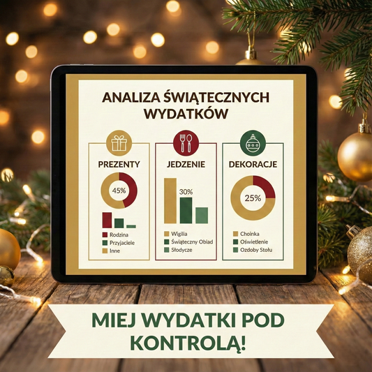 Arkusz kalkulacyjny do zarządzania świątecznymi finansami